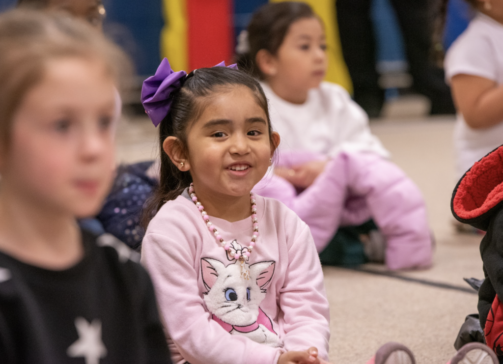 Preschooler in Spark! Gym